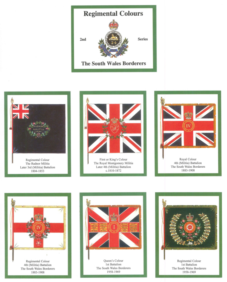 The South Wales Borderers 2nd Series - 'Regimental Colours' Trade Card Set by David Hunter